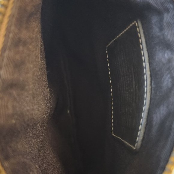 Vintage Coach Tan Suede Fringed Crossbody Bag - Picture 5 of 16